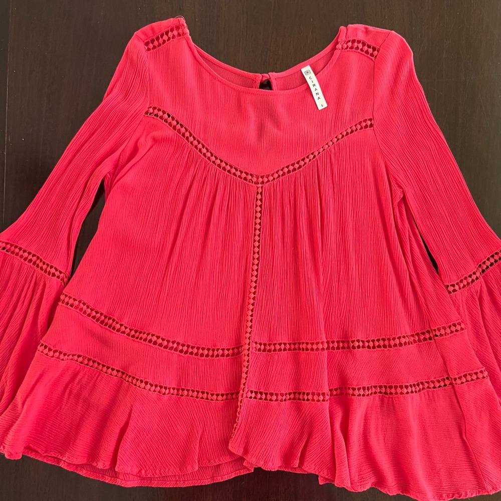 Cirana cutout coral top